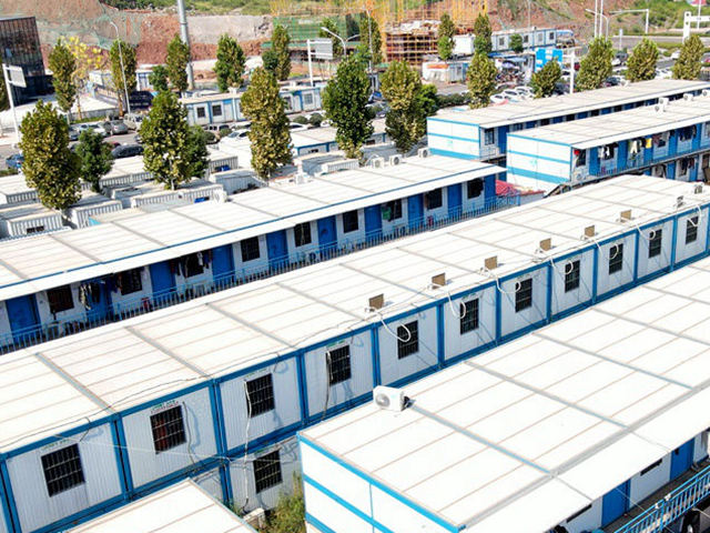 湖南株洲集装箱式活动房,折叠箱房案例