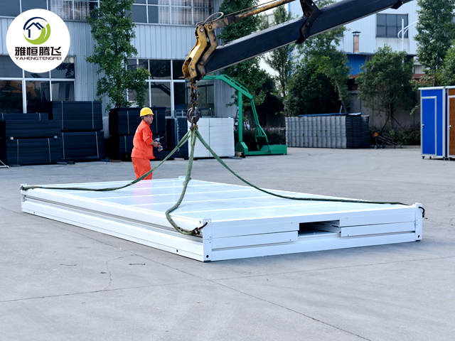 折叠集装箱房安装1 折叠集装箱房安装1