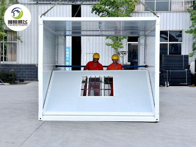 折叠集装箱房安装2 折叠集装箱房安装2